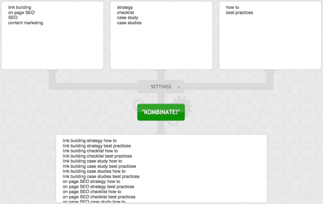 công cụ SEO-Kombinator