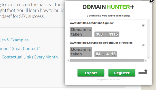 công cụ SEO-Domain Hunter Plus