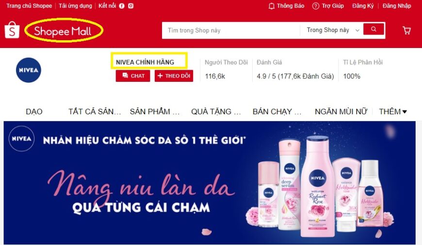 shop bán son uy tín trên shopee