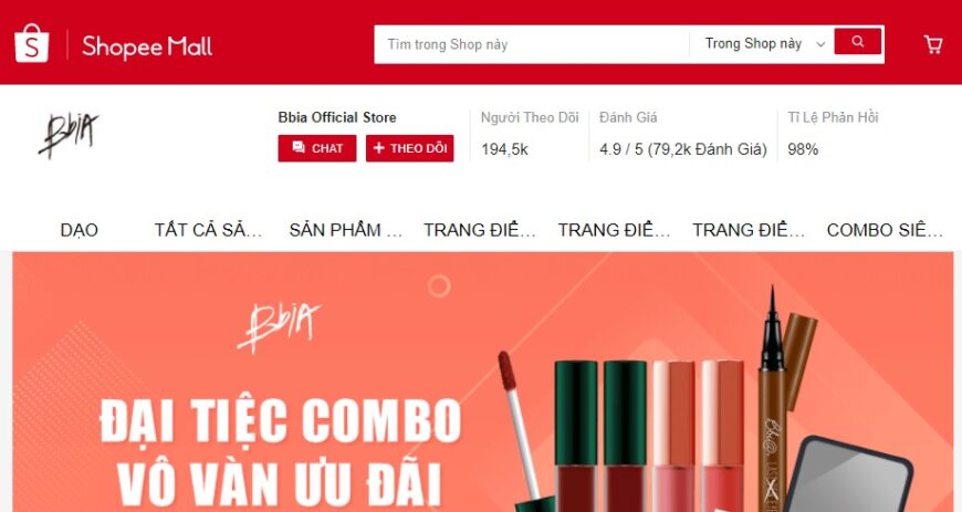 shop bán son uy tín trên shopee