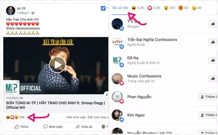 Mời người dùng trước đó đã tương tác like trang fanpage