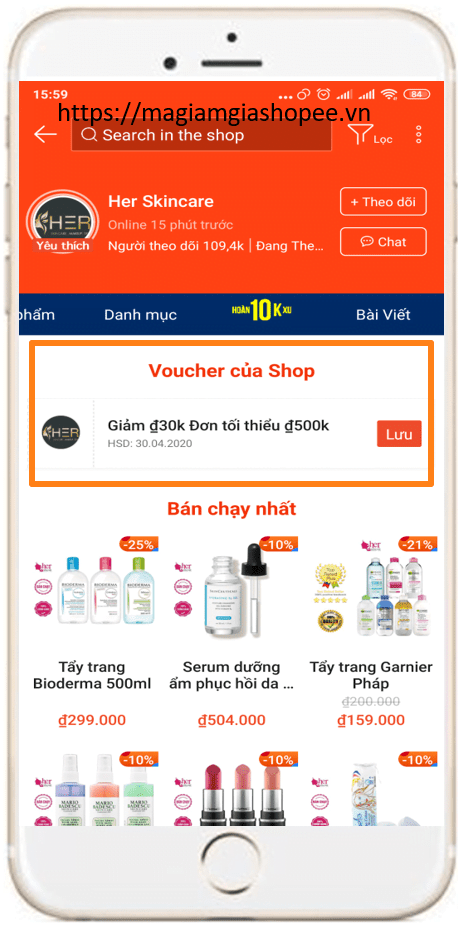 Hướng dẫn áp dụng 3 mã giảm giá Shopee