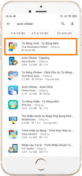 Hướng dẫn sử dụng auto click trên điện thoại