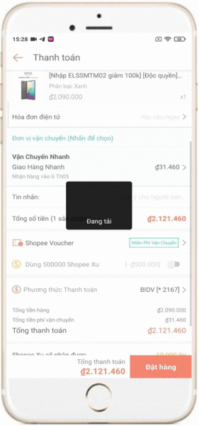 Cách dùng Auto Click săn mã live Shopee