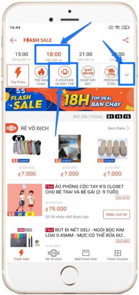 Cách dùng Auto click săn mã thẻ điện thoại Shopee