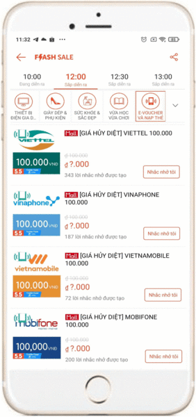 Cách dùng Auto click săn mã thẻ điện thoại Shopee