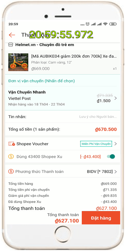 Mẹo Săn mã voucher Shopee lấy trên banner