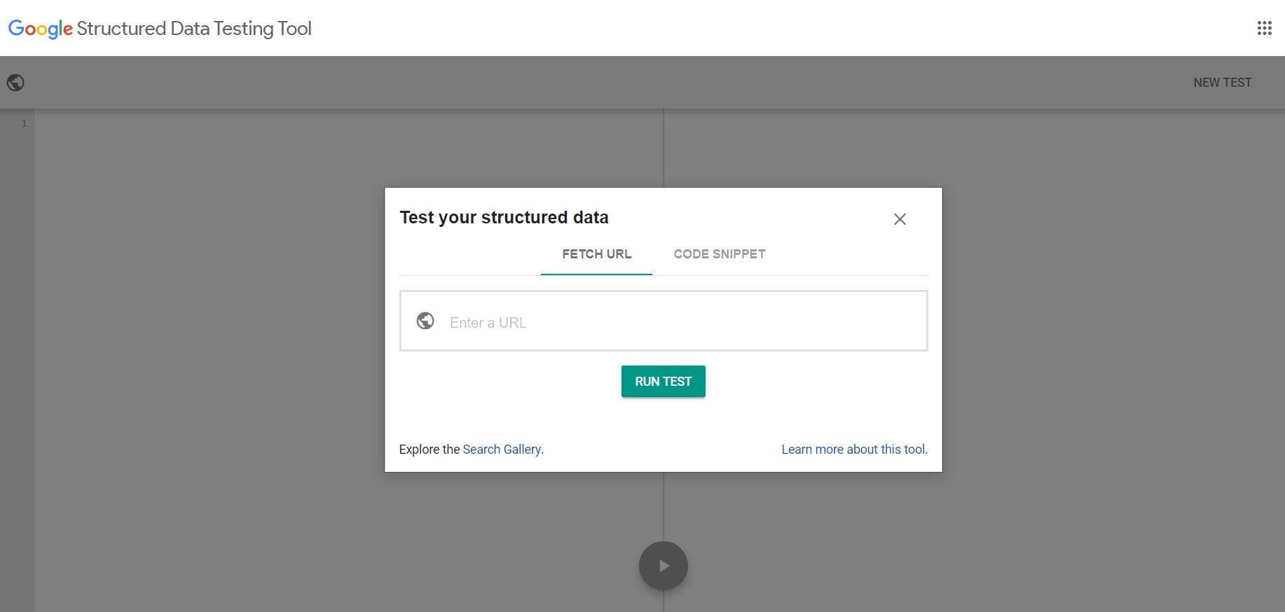 structure data testing tool