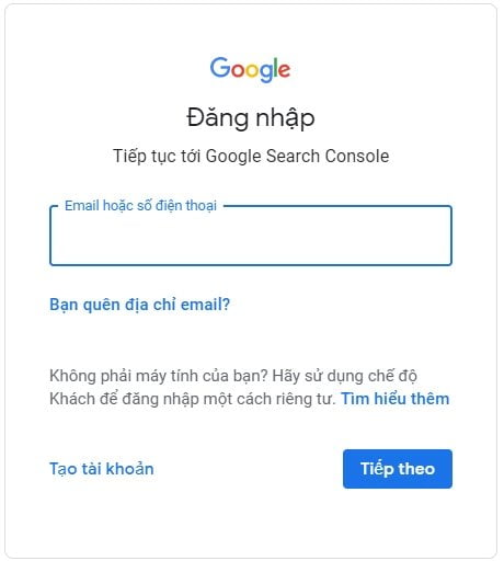 dang nhap Gmail