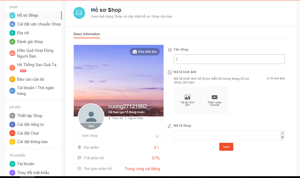 Hướng dẫn đăng ký bán hàng trên Shopee