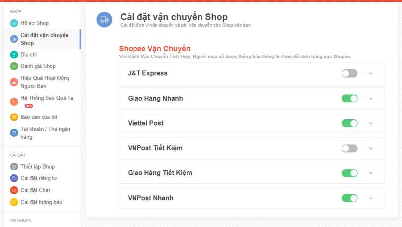 Các bước đăng ký bán hàng trên Shopee