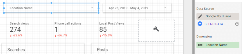 Cách làm report Google My Business bằng Data studio