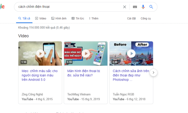 Mẹo tìm từ khóa bằng Google