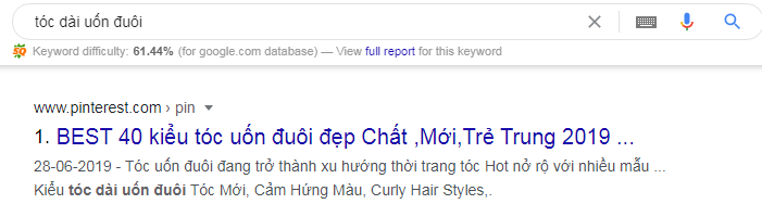 Image SEO: Tóc dài uốn đuôi