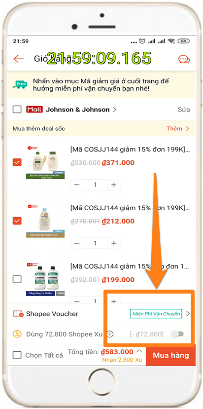 Cách săn mã giảm giá Shopee nhanh