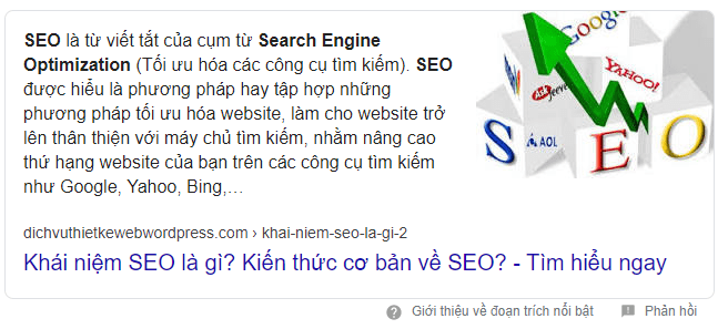 Đoạn trích nổi bật (Featured snippets)