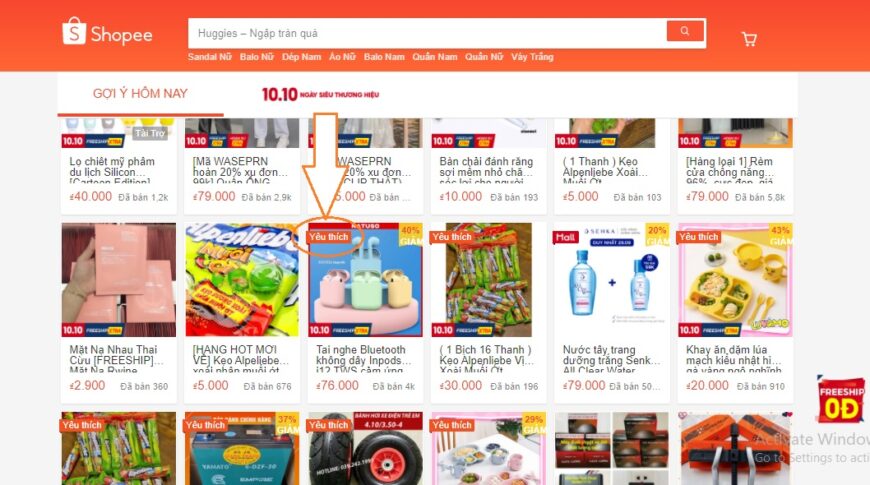 shop yêu thích trên shopee là gì