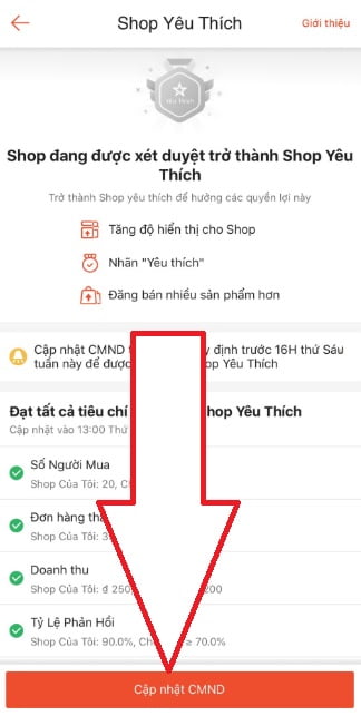 shop yêu thích trên shopee là gì