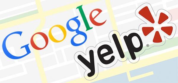 Kết quả hình ảnh cho yelp và google