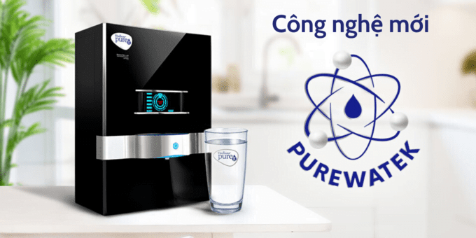 Máy lọc nước Unilever Pureit với công nghệ lọc nguyên khối PUREWATEK mới loại bỏ hoàn toàn vi khuẩn và kim loại nặng trong nước.