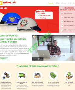 Theme web wordpress flatsome bán nón mũ bảo hiểm