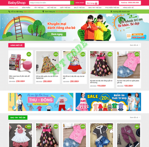 Theme web wordpress flatsome bán quần áo thời trang 04