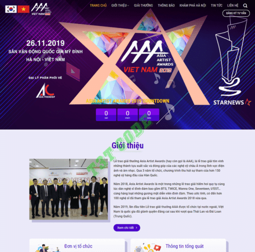 Theme web wordpress flatsome công ty tổ chức sự kiện 05