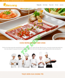 Theme web wordpress flatsome nhà hàng ẩm thực 02