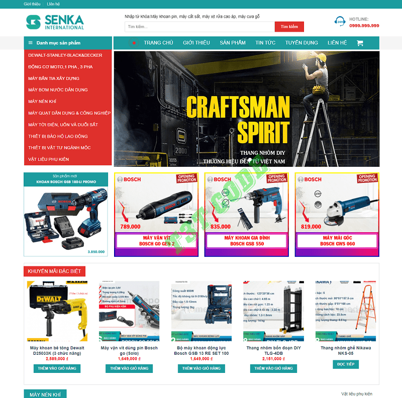 Theme web wordpress flatsome shop bán cơ khí Theme web wordpress flatsome shop bán cơ khí