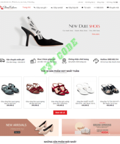 Theme web wordpress flatsome shop bán giày 02