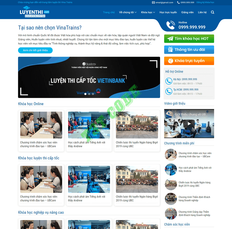 Theme web wordpress flatsome trung tâm khoá học edu 08 Theme web wordpress flatsome trung tâm khoá học edu 08